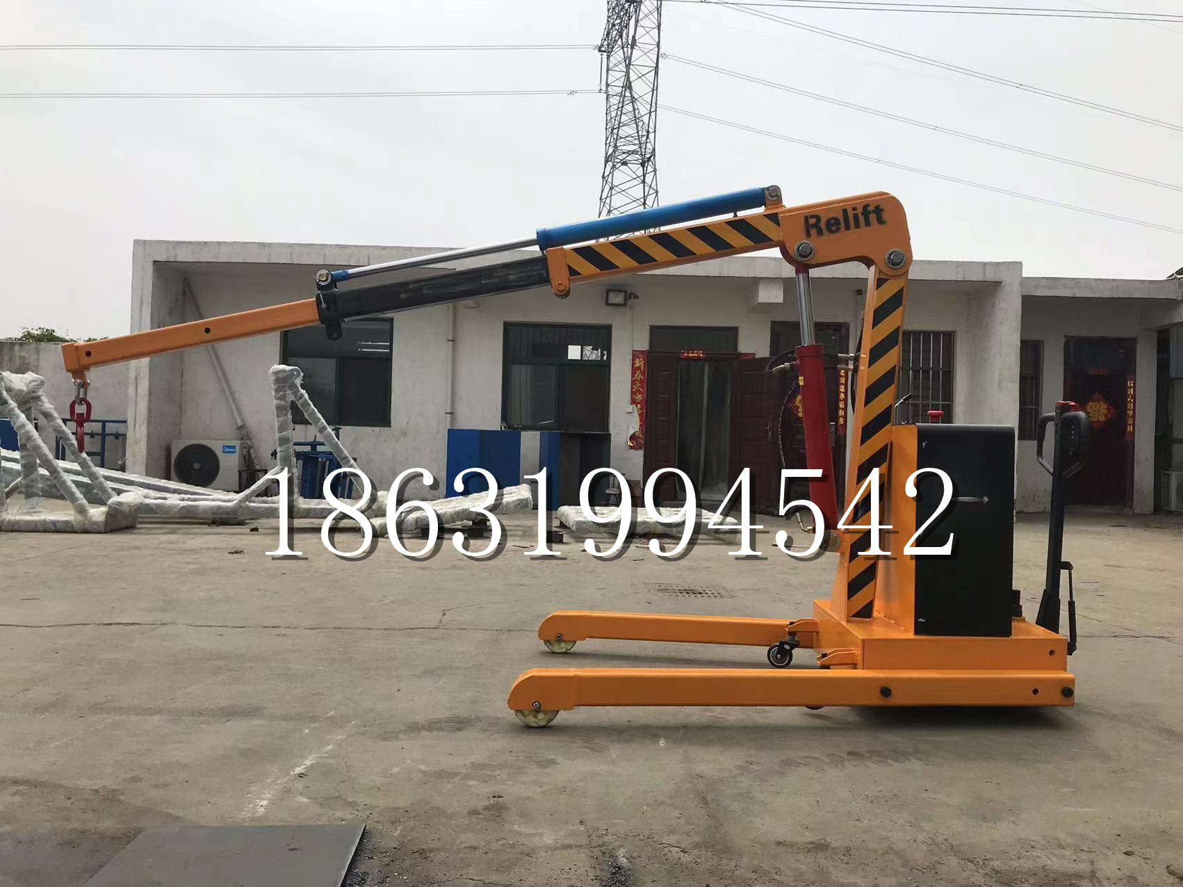 扎赉诺尔区久征定做3吨三轮随车吊 农用园林绿化移树吊 平板工程用小吊机